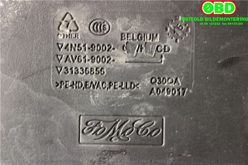 Dieseltank til Ford Focus 2014-2018 (Type III, Fase 2)  (FORD|1790330||AV619002CD)