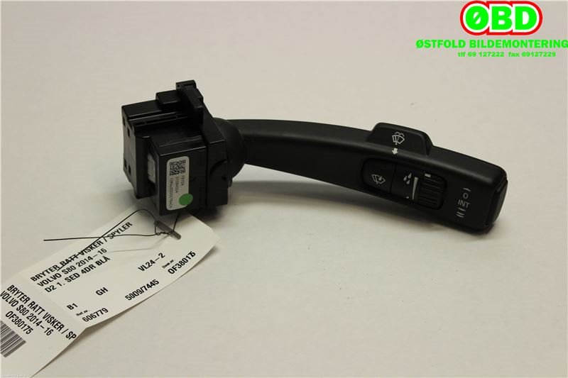 Bryter visker til Volvo S80 2014-2016 (Type II, Fase 2) (VOLVO|31456038||31394004)