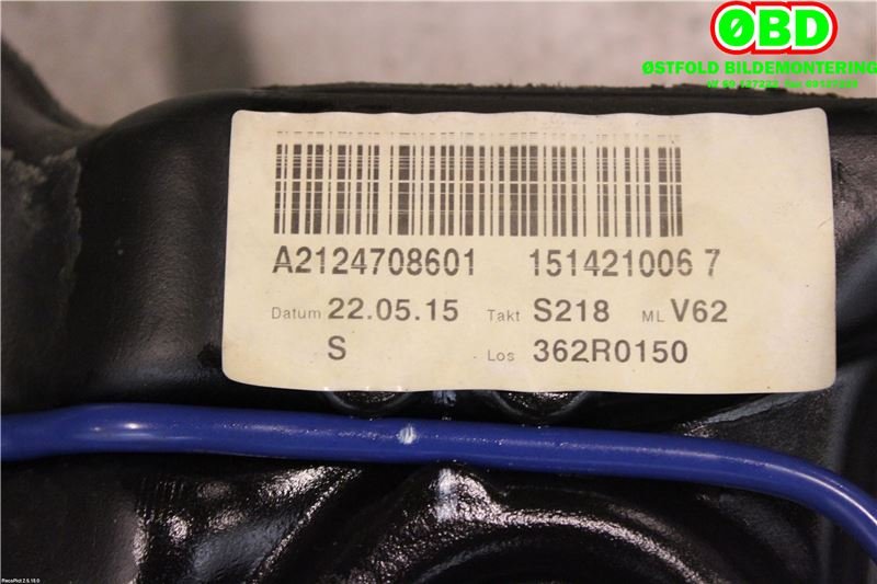 Dieseltank til Mercedes E-Klasse 2013-2016 (Fase 2) (W212) (W212) (MERCEDES|A 212 470 89 01|)