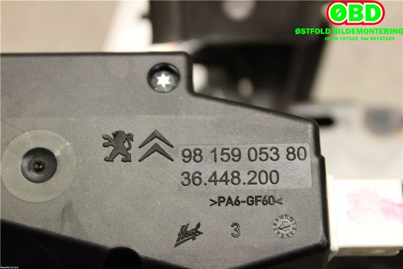 Rattaksel til Peugeot 308 2013-2021 (Type II)  (Peugeot|96748618ZD|)