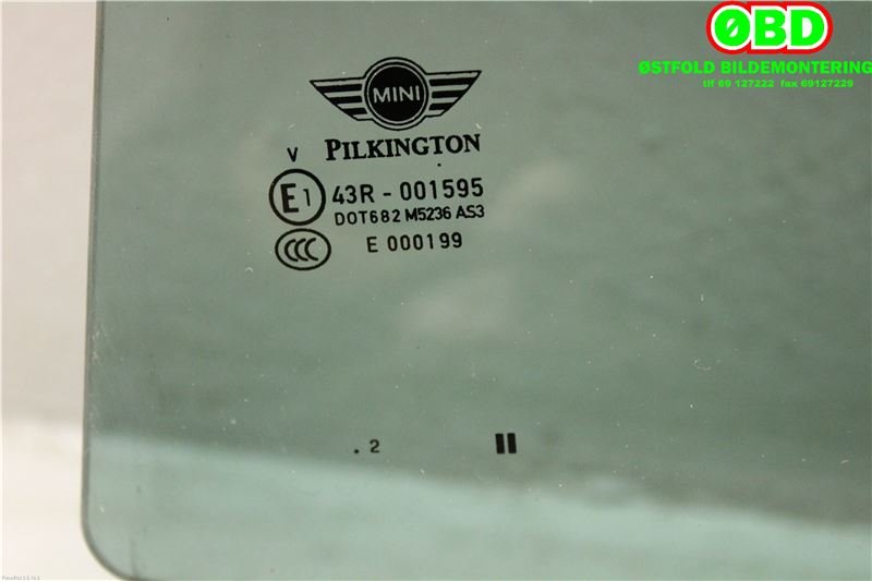 Siderute venstre bak til Mini Countryman 2010-2016 (R60) (R60) (MINI|51 35 9 801 615|)