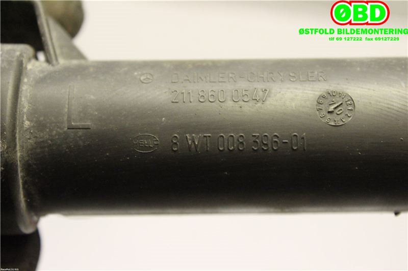 Lyktespylerdyse til Mercedes E-Klasse 2002-2006 (Fase 1) (W211) (W211) (MERCEDES|A 211 860 05 47||2118600547)