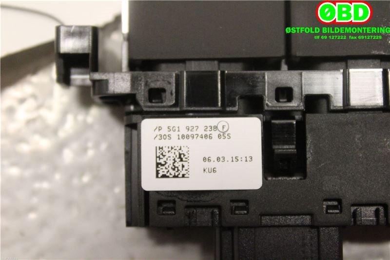 Bryter diverse til VW e-Golf 2014-2017 (Fase 1)  (VOLKSWAGEN|5G1 927 238 F||5G1927238F)