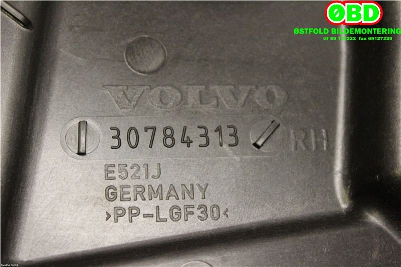 Ruteheis til Volvo V60/V60 CC 2013-2018 (Type I, Fase 2)  (VOLVO|30784309|)