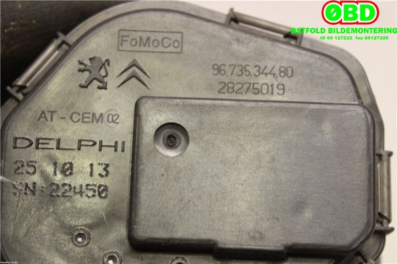 Spjeldhus til Volvo V60/V60 CC 2013-2018 (Type I, Fase 2)  (VOLVO|31338109|9673534480)