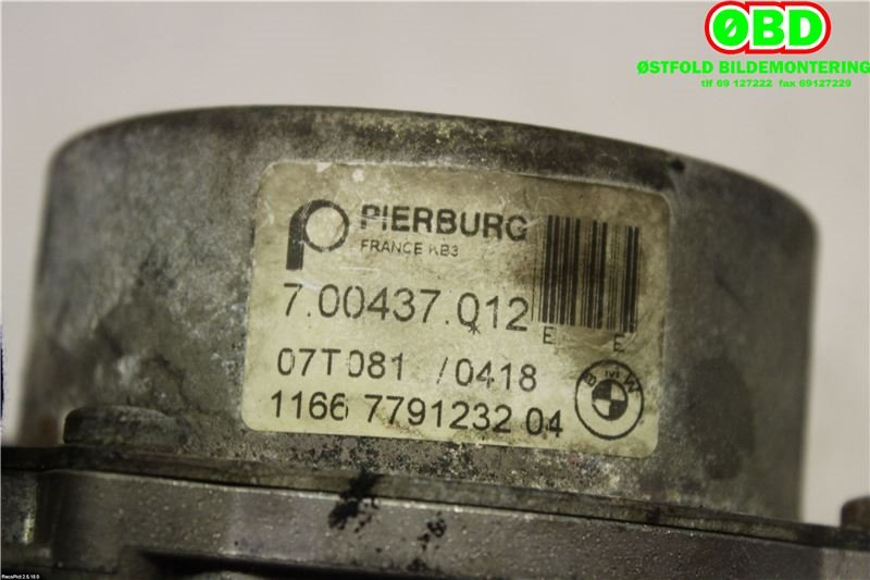 Vakuumpumpe til BMW X3 2003-2006 (Fase 1) (E83) (E83) (11 66 7 791 232|)