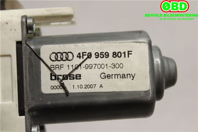 Ruteheis venstre bak til Audi A6 2008-2011 (Type III, Fase 2) (C6) (C6) (AUDI|4F0 959 801 F||4F0959801F)