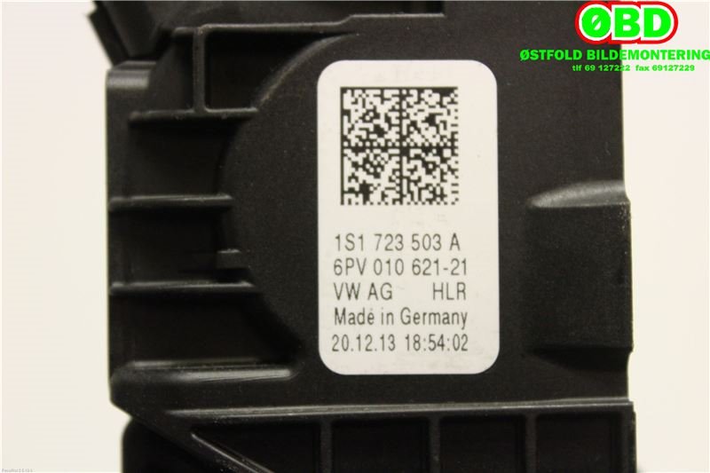 Pedal gass til VW E-Up 2013-2019  (VOLKSWAGEN|1S1 721 503 A||1S1723503A)