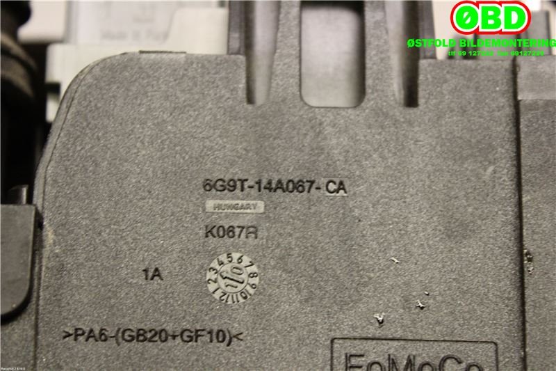 Sikringsboks til Volvo XC60 2008-2013 (Type I, Fase 1) (VOLVO||6G9T14A076MB)