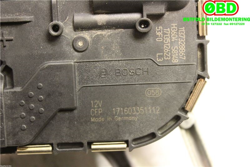 Viskermotor frontrute til BMW i3 2013-2022 (BMW|61617359449||7359449)