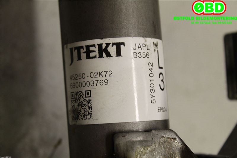 Rattaksel elektrisk servo til Toyota Auris 2015-2019 (Type II, Fase 2)  (TOYOTA|4520A02123|)