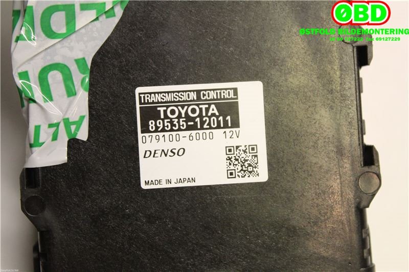 Styreenhet girkasse til Toyota Auris 2015-2019 (Type II, Fase 2)  (TOYOTA|8953512021||8953512011)