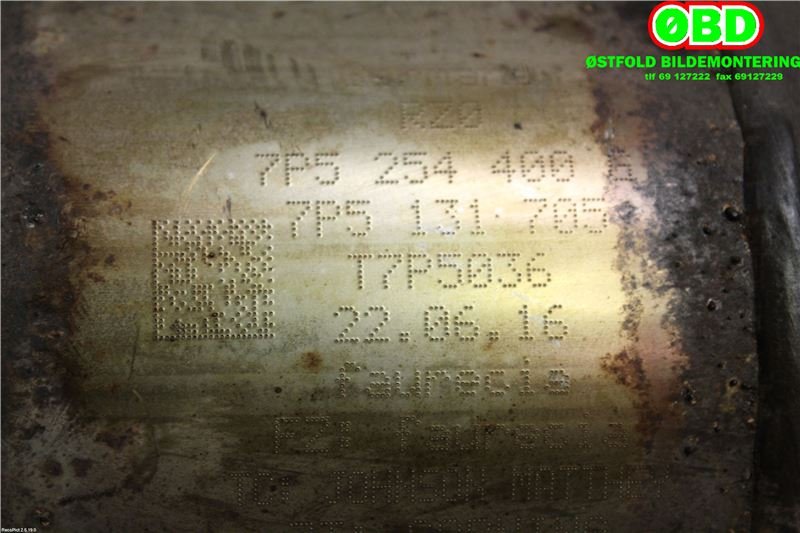 Katalysator til Porsche Cayenne 2010-2017 (92A) (92A) (PORSCHE|958 113 023 10|958 113 023 11|7P5254400G)