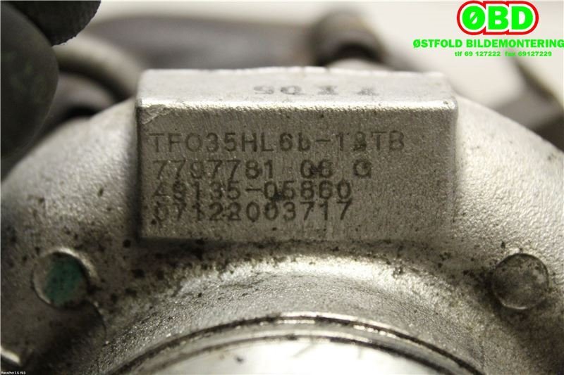 Turbo til BMW 3-Serie 2005-2011 (E90/E91/E92/E93) (E90/E91/E92/E93) (11002146581||7797781)