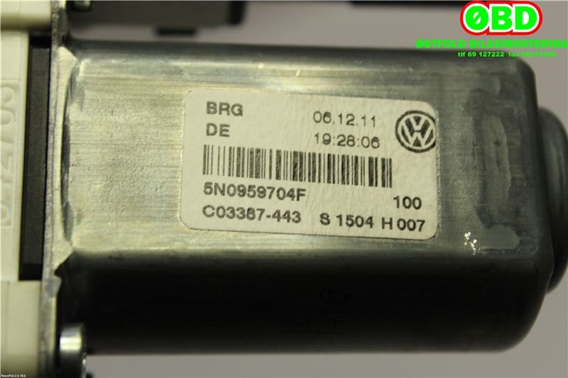 Ruteheis høyre bak til VW Tiguan 2011-2016 (Type I, Fase 2)  (VOLKSWAGEN|5N0 959 704 F||5N0959704F)