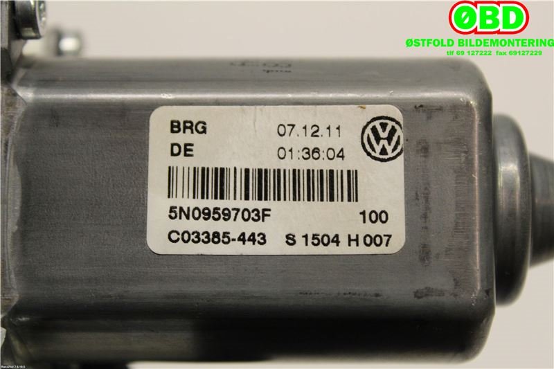 Ruteheis venstre bak til VW Tiguan 2011-2016 (Type I, Fase 2)  (VOLKSWAGEN|5N0 959 703 F||5N0959703F)