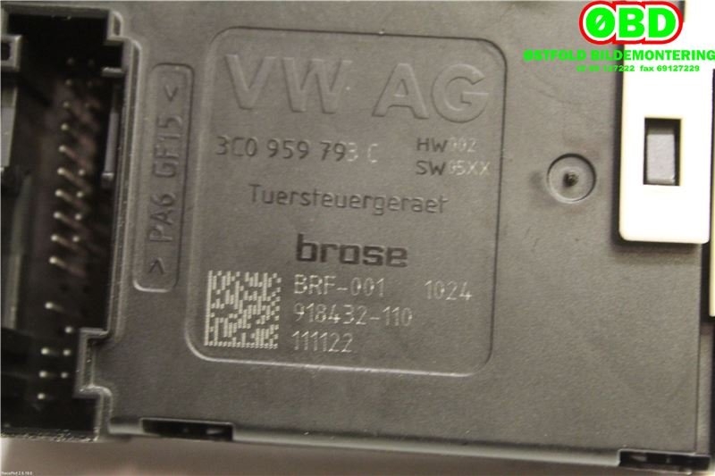 Ruteheis venstre foran til VW Tiguan 2011-2016 (Type I, Fase 2)  (VOLKSWAGEN|5N0 959 701 J||5N0959701G)