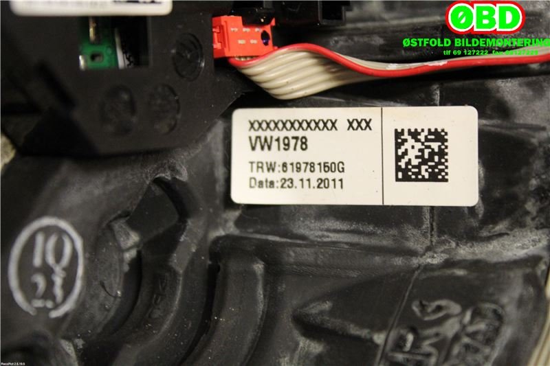 Ratt til VW Tiguan 2011-2016 (Type I, Fase 2)  (VOLKSWAGEN|1T0 419 091 AC|)