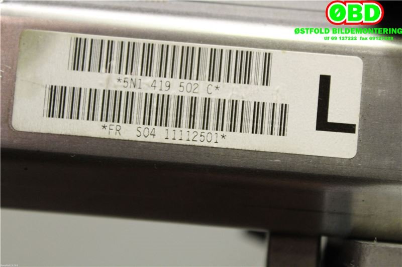 Rattaksel til VW Tiguan 2011-2016 (Type I, Fase 2) (VOLKSWAGEN|5N1 419 502 M|)