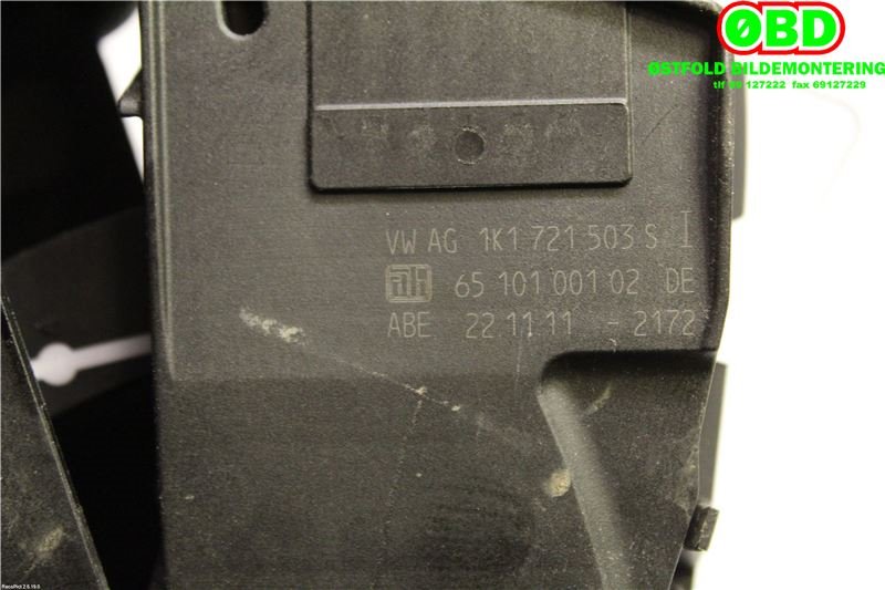 Pedal gass til VW Tiguan 2011-2016 (Type I, Fase 2)  (VOLKSWAGEN|1K1 721 503 BE||1K1721503S)
