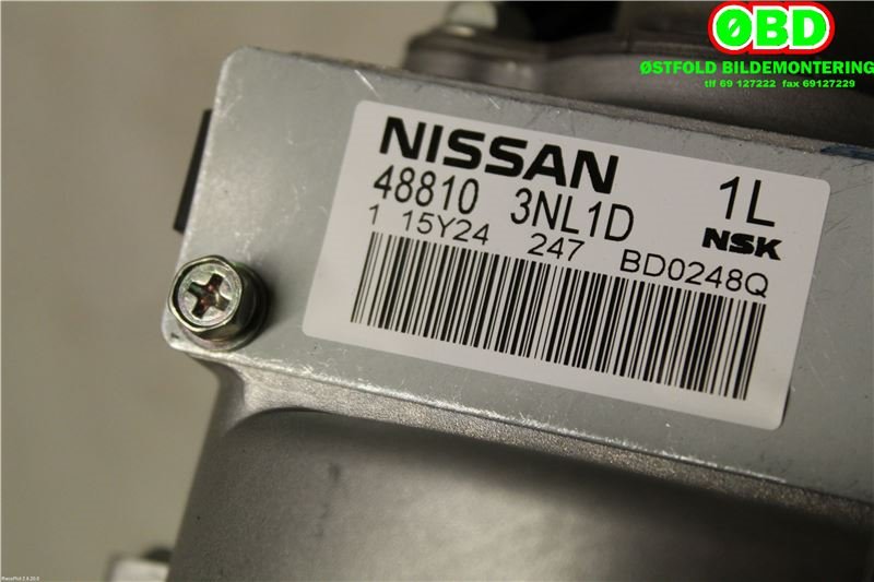 Rattaksel elektrisk servo til Nissan Leaf 2011-2017 (Type I)  (NISSAN|488113NL1D||488103NL1D)