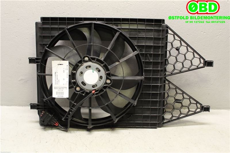 Kjølevifte til Škoda Fabia 2010-2014 (Type II, Fase 2)  (SKODA|6Q0 959 455 AD|6R0 959 455 E|)