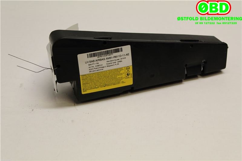 Airbag sidepute venstre til Ford Focus 2011-2014 (Type III, Fase 1)  (FORD|1749216||AM51R611D11AE)
