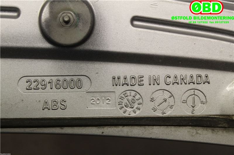 Spoiler bakluke til Opel Ampera 2012-2014 (Type I)  (OPEL|22798380|1719142|22916000)