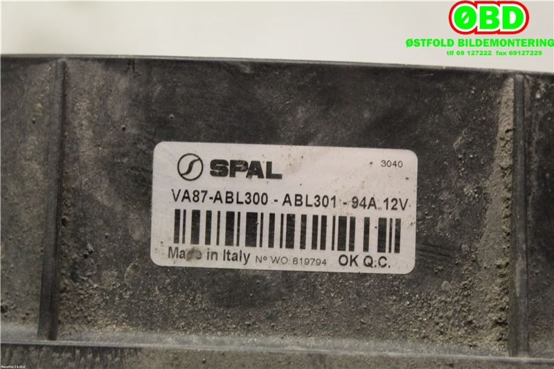 Kjølevifte til Opel Ampera 2012-2014 (Type I) (OPEL|20842242|1314010|)