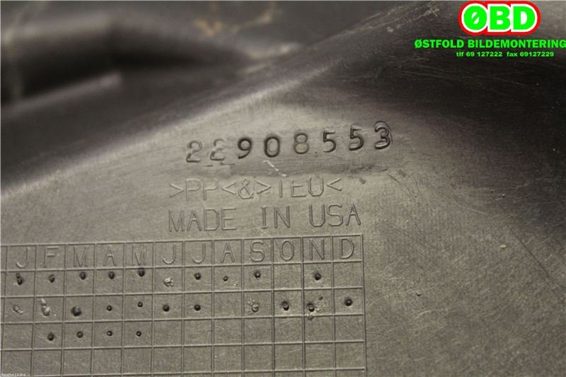 Deksel til Opel Ampera 2012-2014 (Type I) (OPEL|22908553|106108)