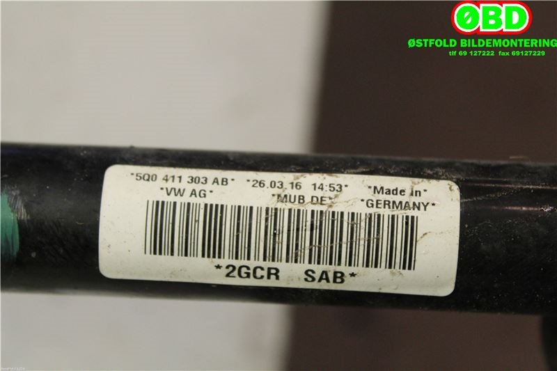 Stabilisatorstag foran til VW Golf VII 2012-2017 (Fase 1)  (VOLKSWAGEN GOLF|5Q0 411 303 AB|5Q0 411 303 AC|5Q0411303AB)