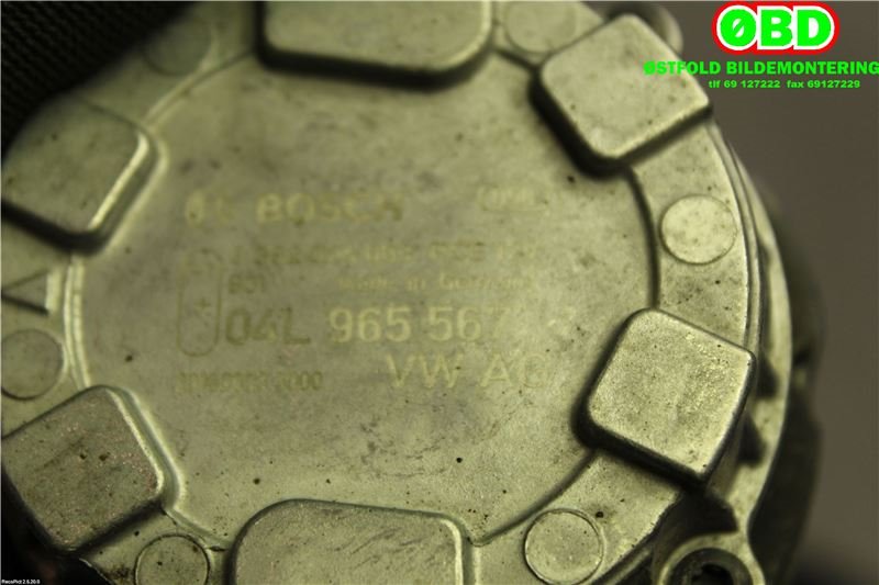 Sirkulasjonspumpe til VW Golf VII 2012-2017 (Fase 1)  (VOLKSWAGEN GOLF|04L 965 567||04L965567)