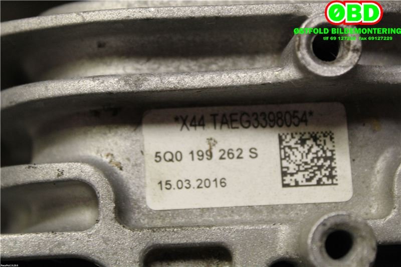 Motorfeste til VW Golf VII 2012-2017 (Fase 1) (VOLKSWAGEN GOLF|5Q0 199 262 S|5WA 199 262 F|5Q0199262S)