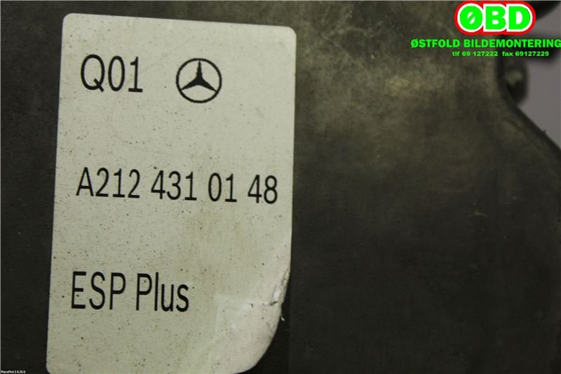 ABS sentral til Mercedes E-Klasse 2013-2016 (Fase 2) (W212) (W212) (MERCEDES|A 212 431 02 48||2124310148)
