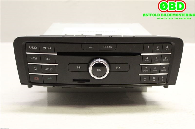 Bilstereo til Mercedes A-Klasse 2012-2018 (W176) (W176) (MERCEDES|A 246 900 23 18||2469002318)