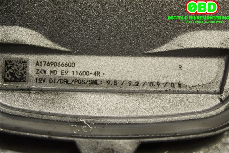 Styreenhet xenon/ballast til Mercedes A-Klasse 2012-2018 (W176) (W176) (MERCEDES|A 176 906 66 00||1769066600)