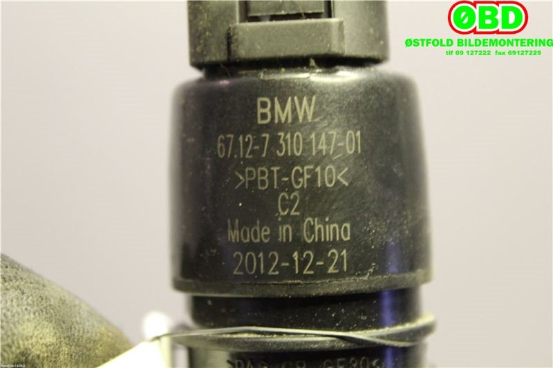 Spylerpumpe foran til BMW 1-Serie 2011-2015 (Fase 1) (F20/F21) (F20/F21) (BMW||67127310147)