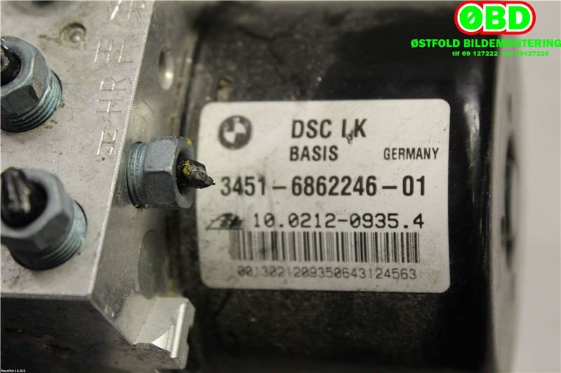 ABS sentral til BMW 1-Serie 2011-2015 (Fase 1) (F20/F21) (F20/F21) (BMW|34 51 2 460 453|)