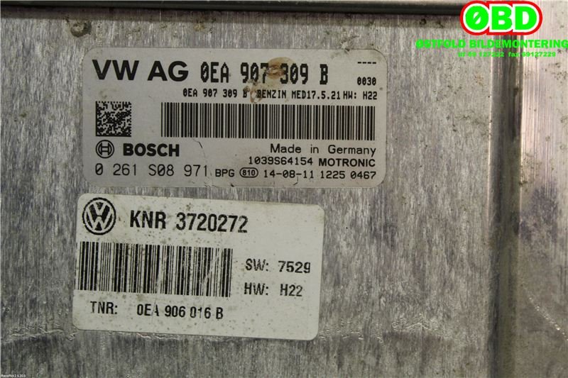 Styreenhet diverse til VW E-Up 2013-2019  (VOLKSWAGEN|0EA 906 016 B||0EA907309B)