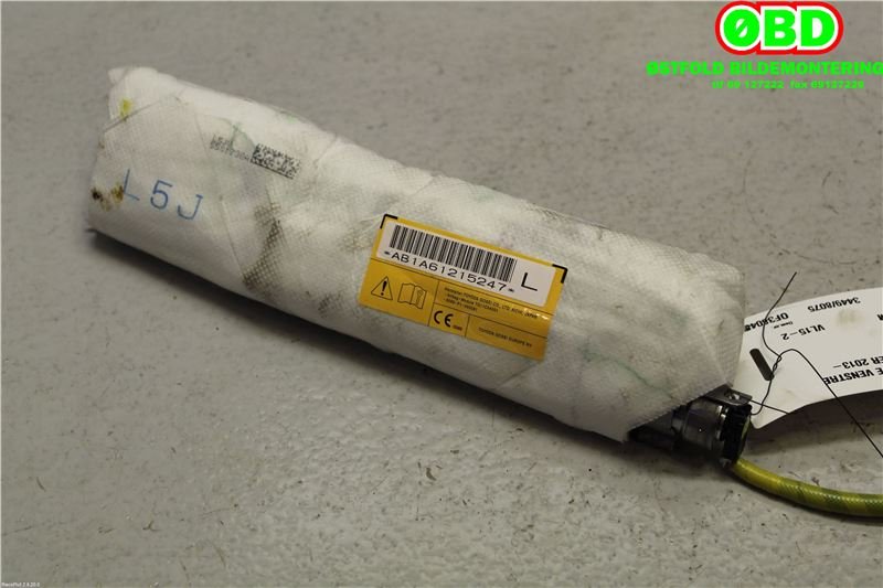 Airbag sidepute venstre til Mitsubishi Outlander 2015-->> (Type III, Fase 2) (MITSUBISHI|)