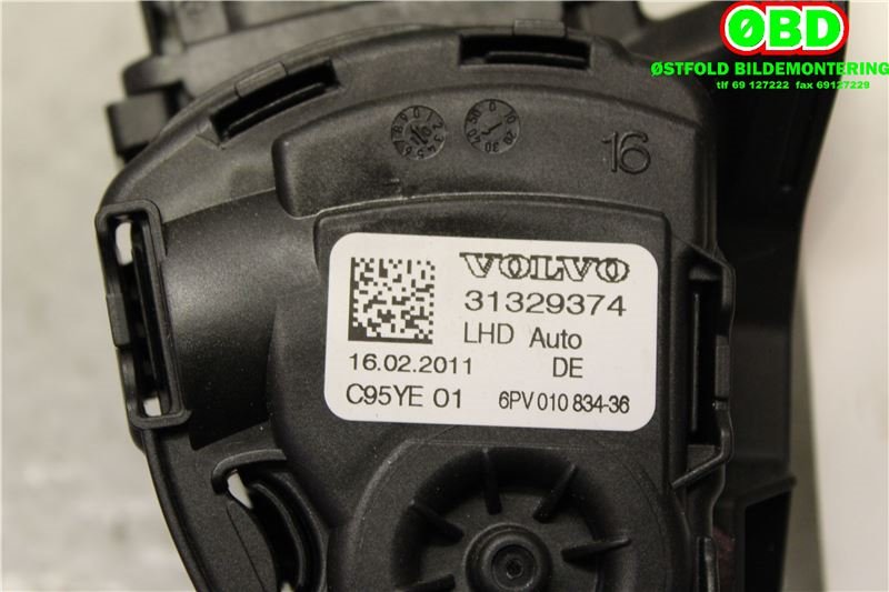 Pedal gass til Volvo XC60 2008-2013 (Type I, Fase 1)  (VOLVO||31329374)