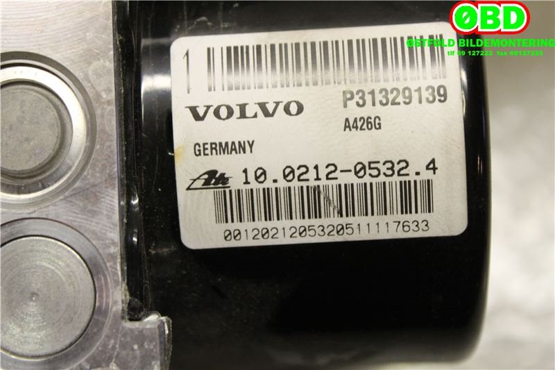 ABS sentral til Volvo XC60 2008-2013 (Type I, Fase 1) (VOLVO|31329140||31329139)