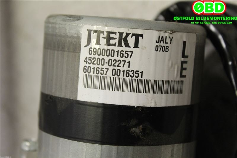 Rattaksel elektrisk servo til Toyota Auris 2007-2010 (Type I, Fase 1)  (TOYOTA|4525002681||4520002271)