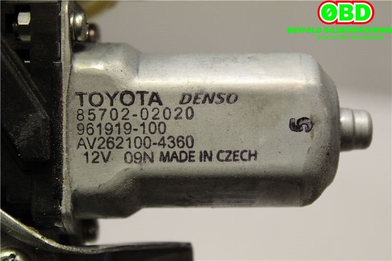 Ruteheis venstre foran til Toyota Auris 2010-2012 (Type I, Fase 2)  (TOYOTA|6982002330|)
