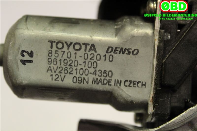 Ruteheis høyre foran til Toyota Auris 2010-2012 (Type I, Fase 2)  (TOYOTA|6981002310|)