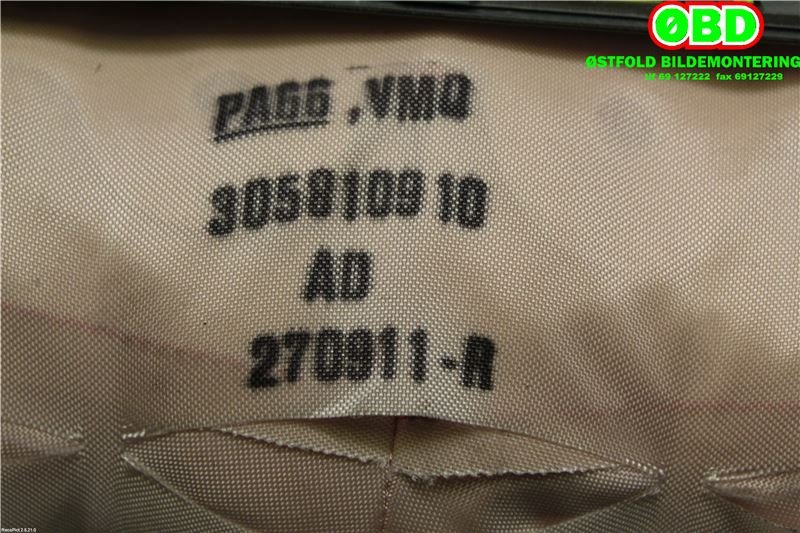 Airbag passasjer til Toyota Auris 2010-2012 (Type I, Fase 2)  (TOYOTA|7397002060|)