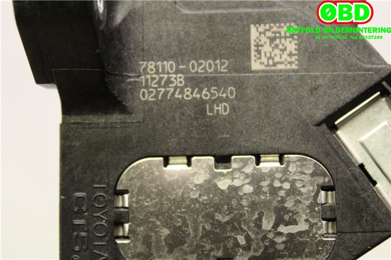 Pedal gass til Toyota Auris 2010-2012 (Type I, Fase 2)  (TOYOTA|7811002012|)