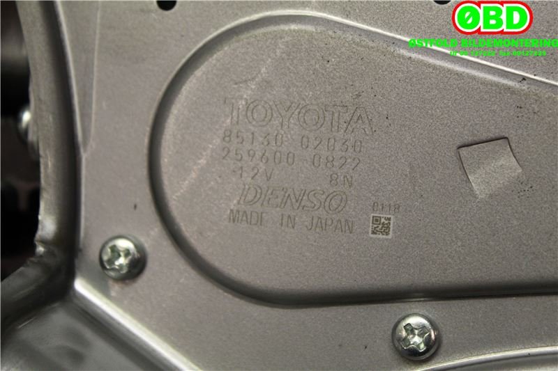 Viskermotor bakrute til Toyota Auris 2010-2012 (Type I, Fase 2)  (TOYOTA|8513002030|2596000822)