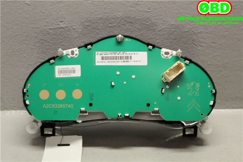 Instrumentpanel til Citroën C3 2010-2016 (Type II)  (CITROEN|96668806XT|98041181XT)