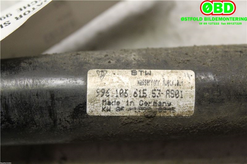 Diverse deler til Porsche 911 1998-2005 (996) (996) (PORSCHE|996 106 615 54||99610661553)
